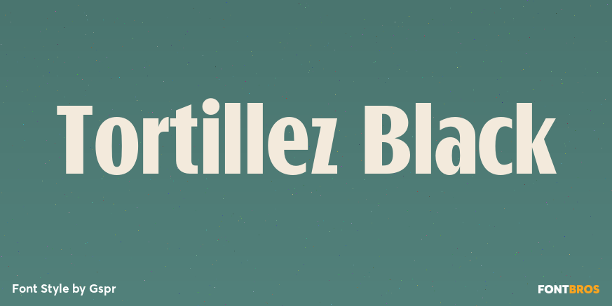 Tortillez Black Poster