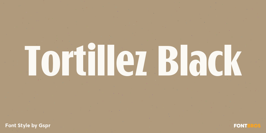 Tortillez Black Poster