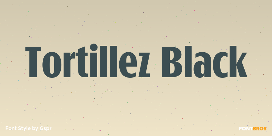 Tortillez Black Poster