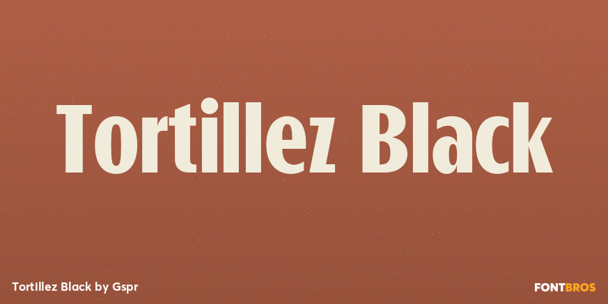 Tortillez Black Poster