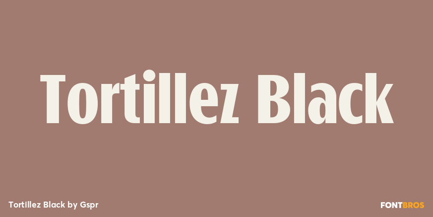 Tortillez Black Poster
