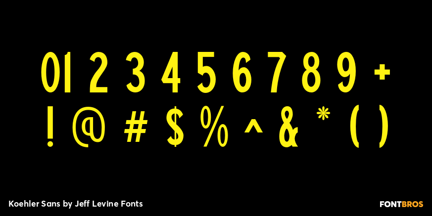 Koehler Sans Font Poster #4