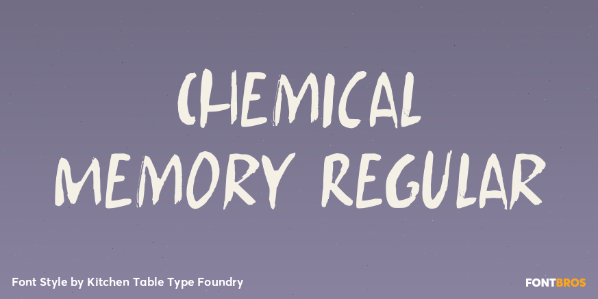 Chemical Memory Regular Poster
