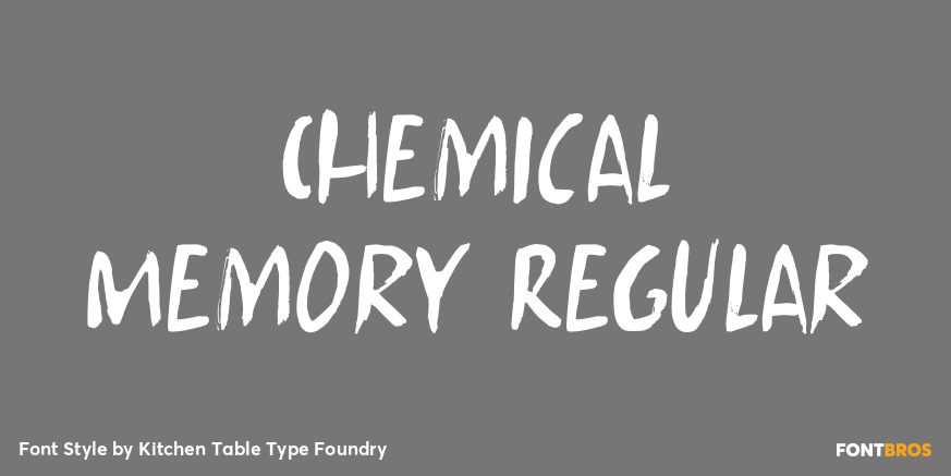 Chemical Memory Regular Poster