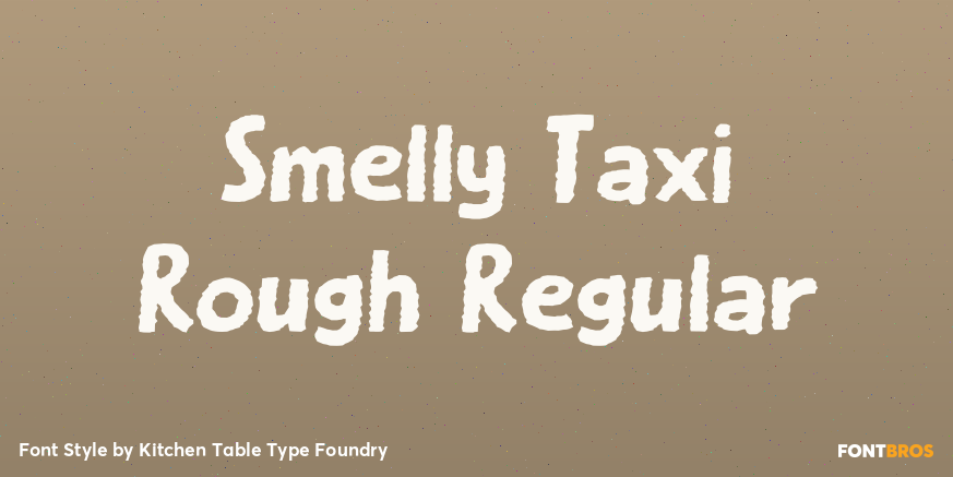 Smelly Taxi Rough Regular Poster