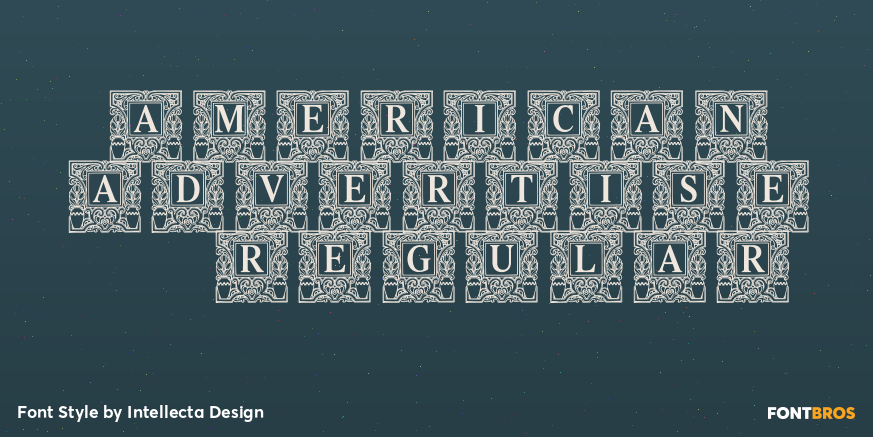 American Advertise 011 Regular Poster