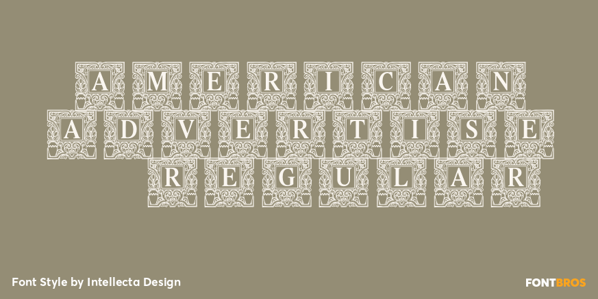 American Advertise 011 Regular Poster