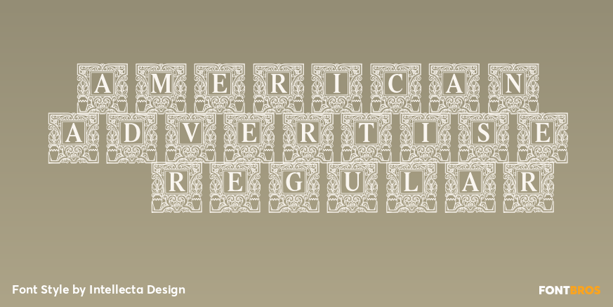 American Advertise 011 Regular Poster