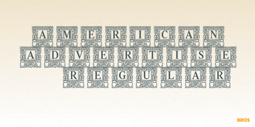 American Advertise 011 Regular Poster