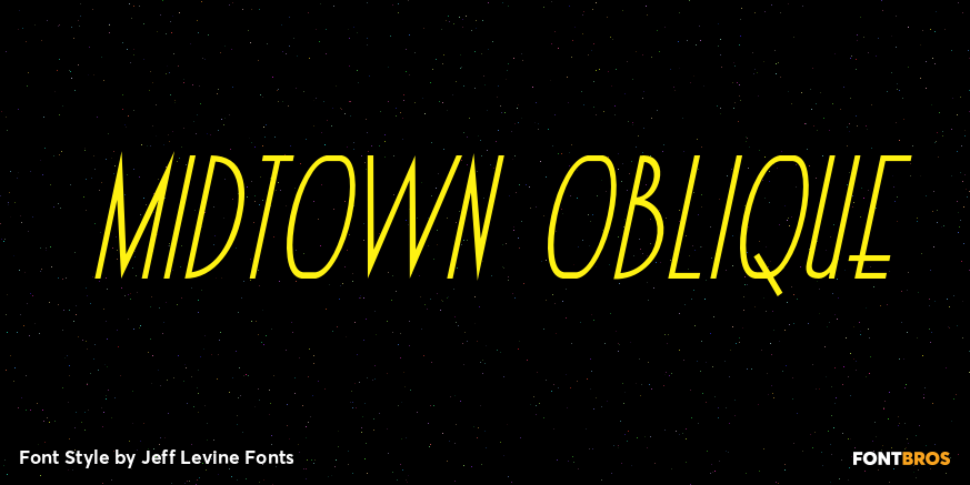 Midtown Oblique Poster
