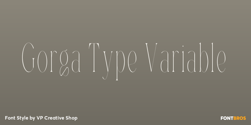 Gorga Type Variable Poster
