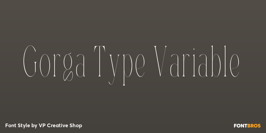 Gorga Type Variable Poster