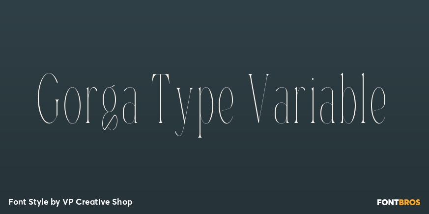 Gorga Type Variable Poster