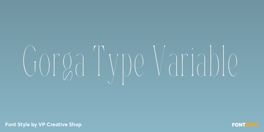 Gorga Type Variable Poster
