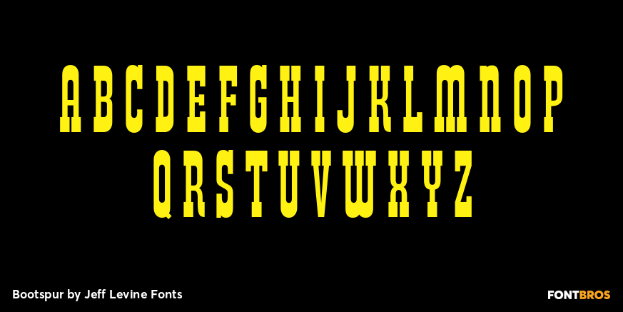 Bootspur Font Poster #3