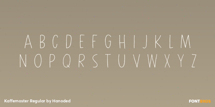 Kaffemoster Regular Font Poster #3
