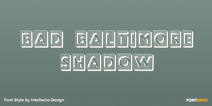 Bad Baltimore Shadow Poster