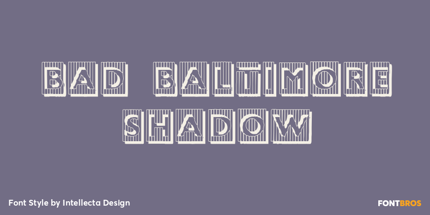 Bad Baltimore Shadow Poster