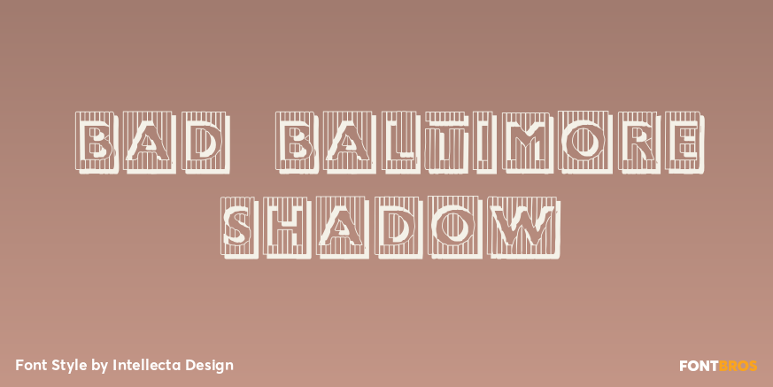 Bad Baltimore Shadow Poster