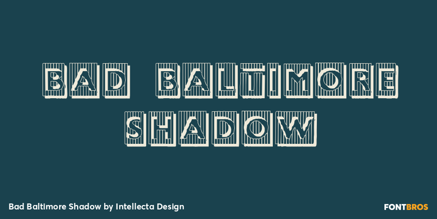 Bad Baltimore Shadow Poster