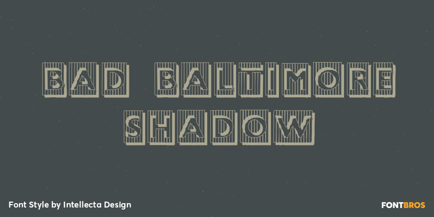 Bad Baltimore Shadow Poster