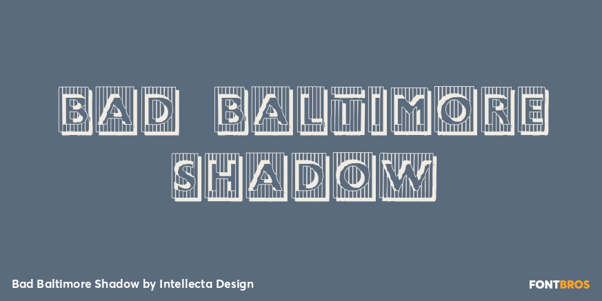 Bad Baltimore Shadow Poster
