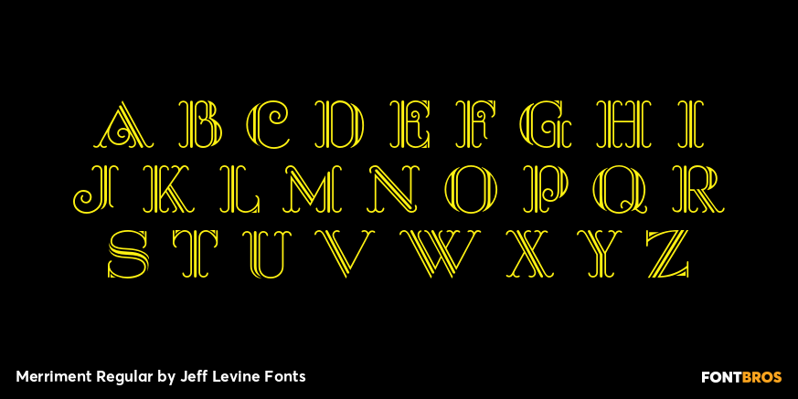 Merriment Regular Font Poster #3