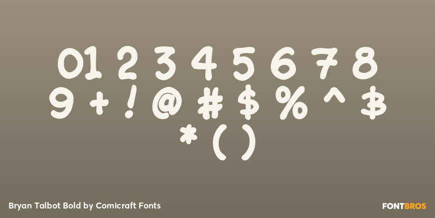 Bryan Talbot Bold Font Poster #4