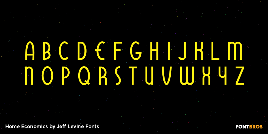 Home Economics Font Poster #2