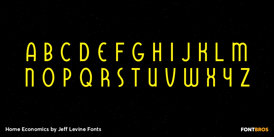 Home Economics Font Poster #3