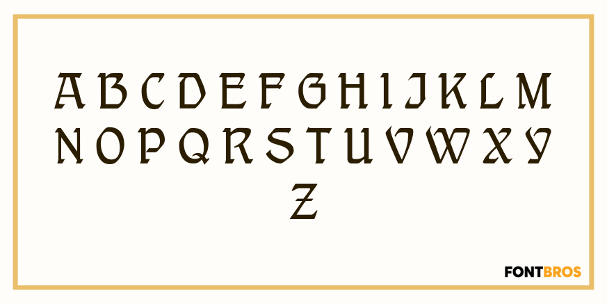 Inglenook Text Font Poster #2