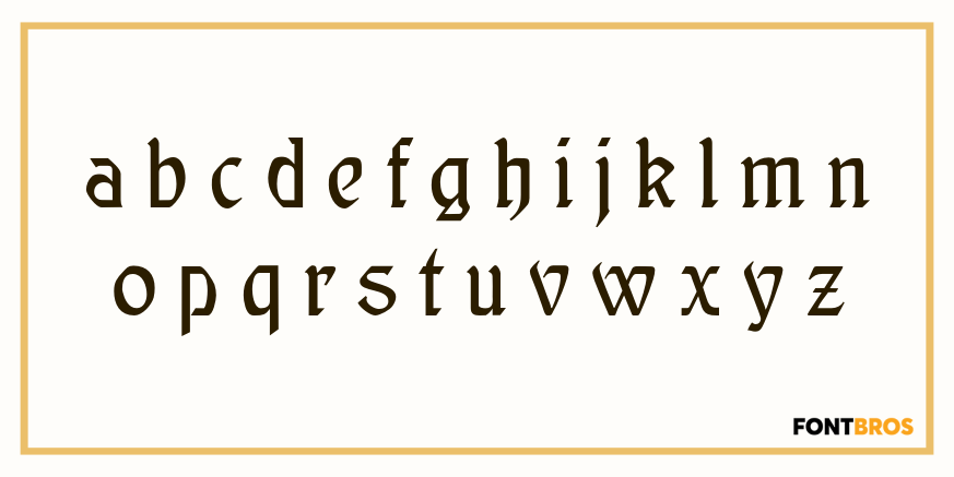 Inglenook Text Font Poster #3