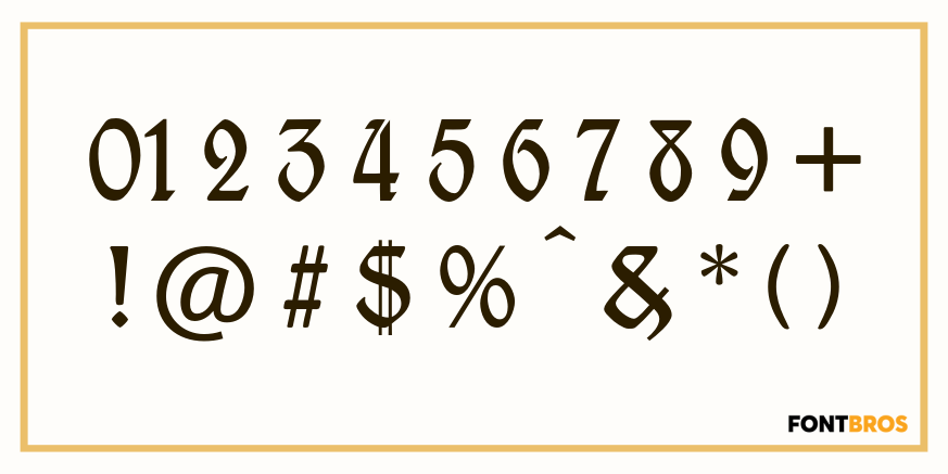Inglenook Text Font Poster #4