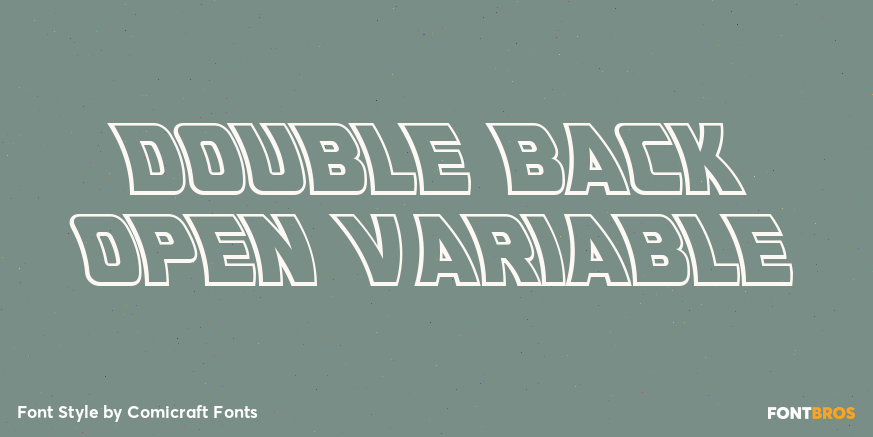 Double Back Open Variable Poster