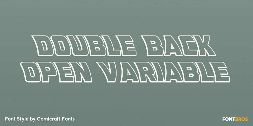 Double Back Open Variable Poster