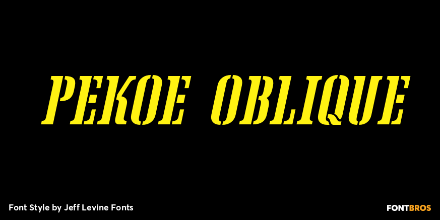 Pekoe Oblique Poster