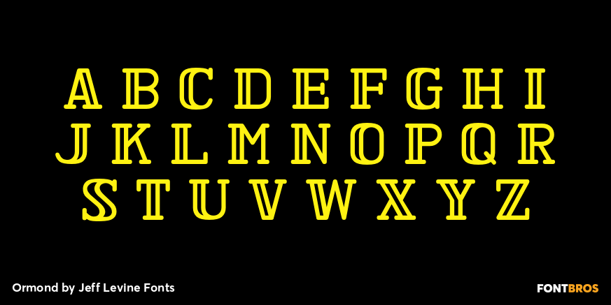 Ormond Font Poster #2