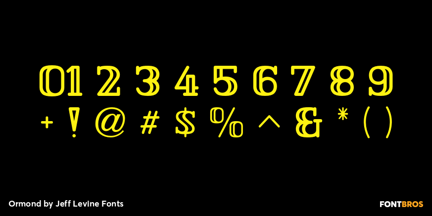 Ormond Font Poster #4