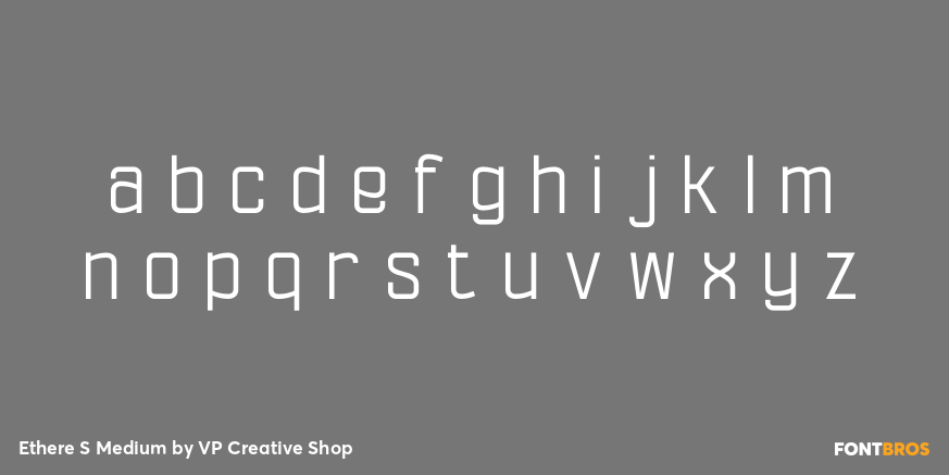Ethere S Medium Font Poster #3