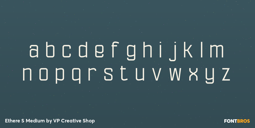 Ethere S Medium Font Poster #3