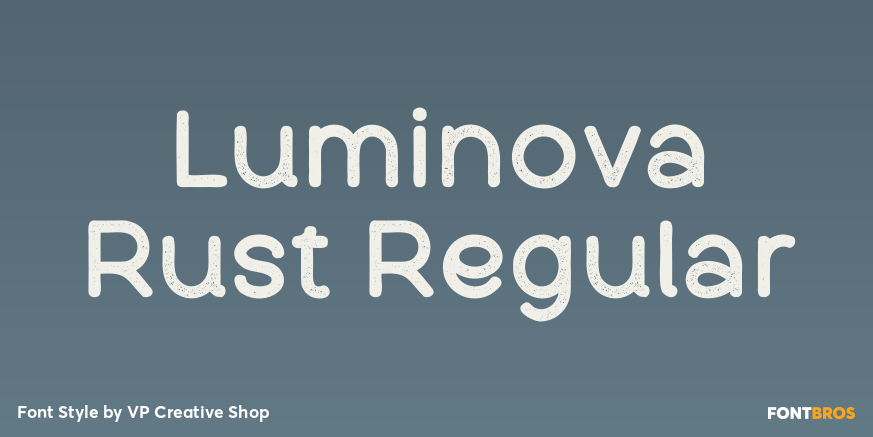 Luminova Rust Regular Poster