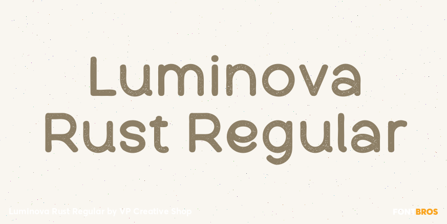 Luminova Rust Regular Poster