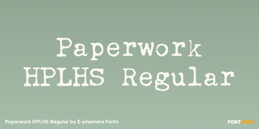 Paperwork HPLHS Regular Poster
