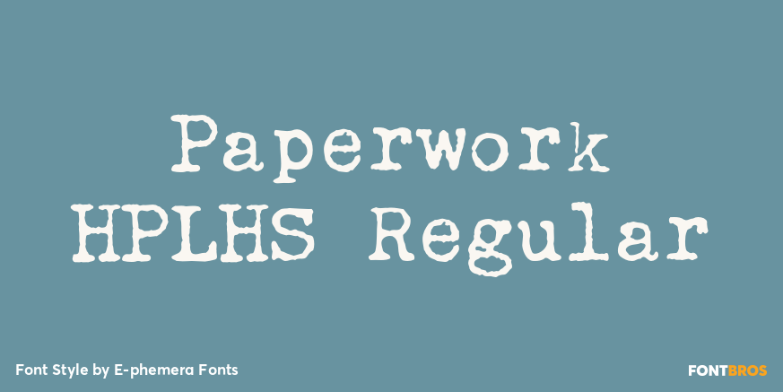 Paperwork HPLHS Regular Poster
