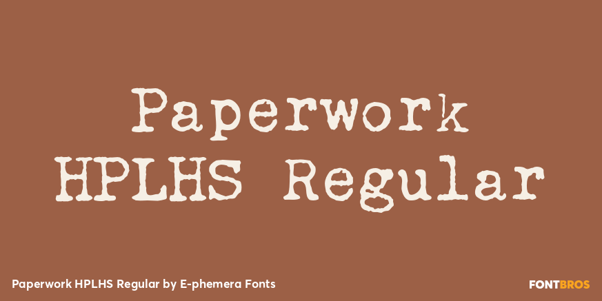 Paperwork HPLHS Regular Poster