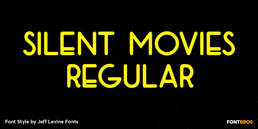 Silent Movies Regular Font Poster #1