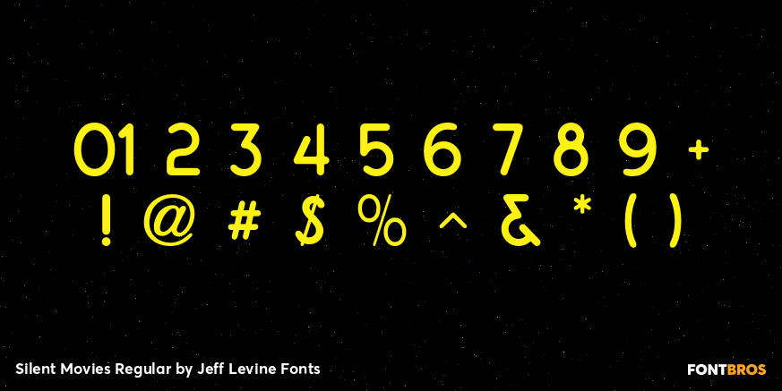 Silent Movies Regular Font Poster #4