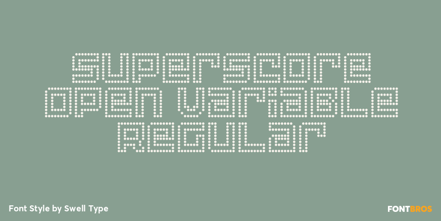Superscore Open Variable Regular Poster