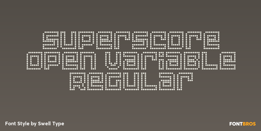 Superscore Open Variable Regular Poster