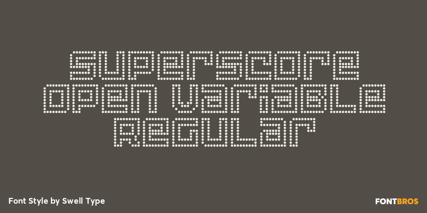 Superscore Open Variable Regular Poster